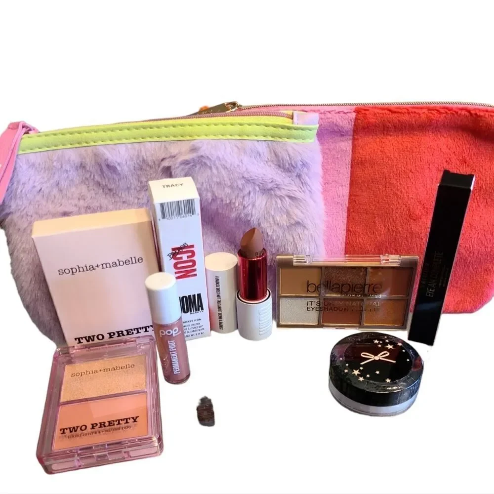 Mixed Lot New  makeup, blush, highlighter, shadow, brow gel, lipstick